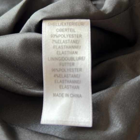 AIDAN MATTOX DRESS SIZE: 2  COLOR: BLACK/BROWN BACK ZIP Night dress formal - Picture 8 of 8